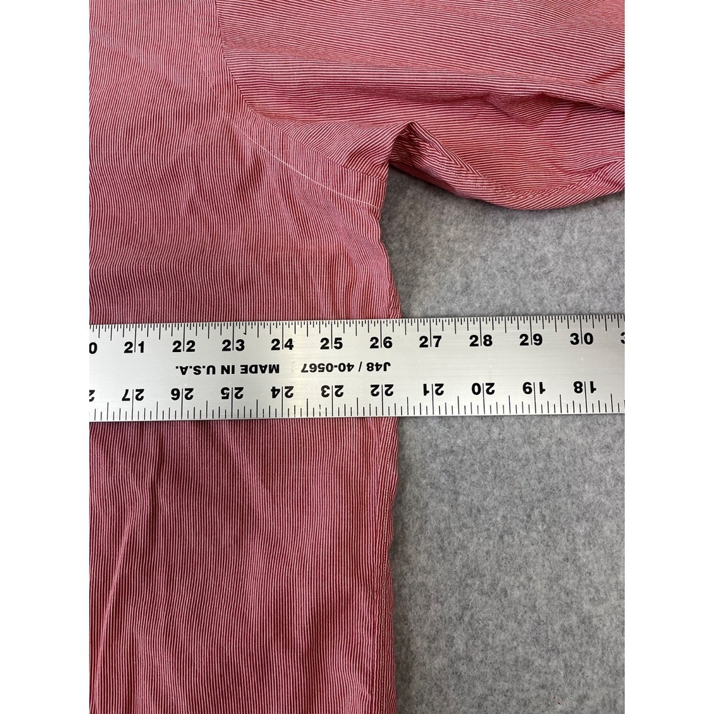 Vintage Polo Ralph Lauren Shirt Mens XL Red Stripe Yarmouth Button Down - Picture 6 of 9